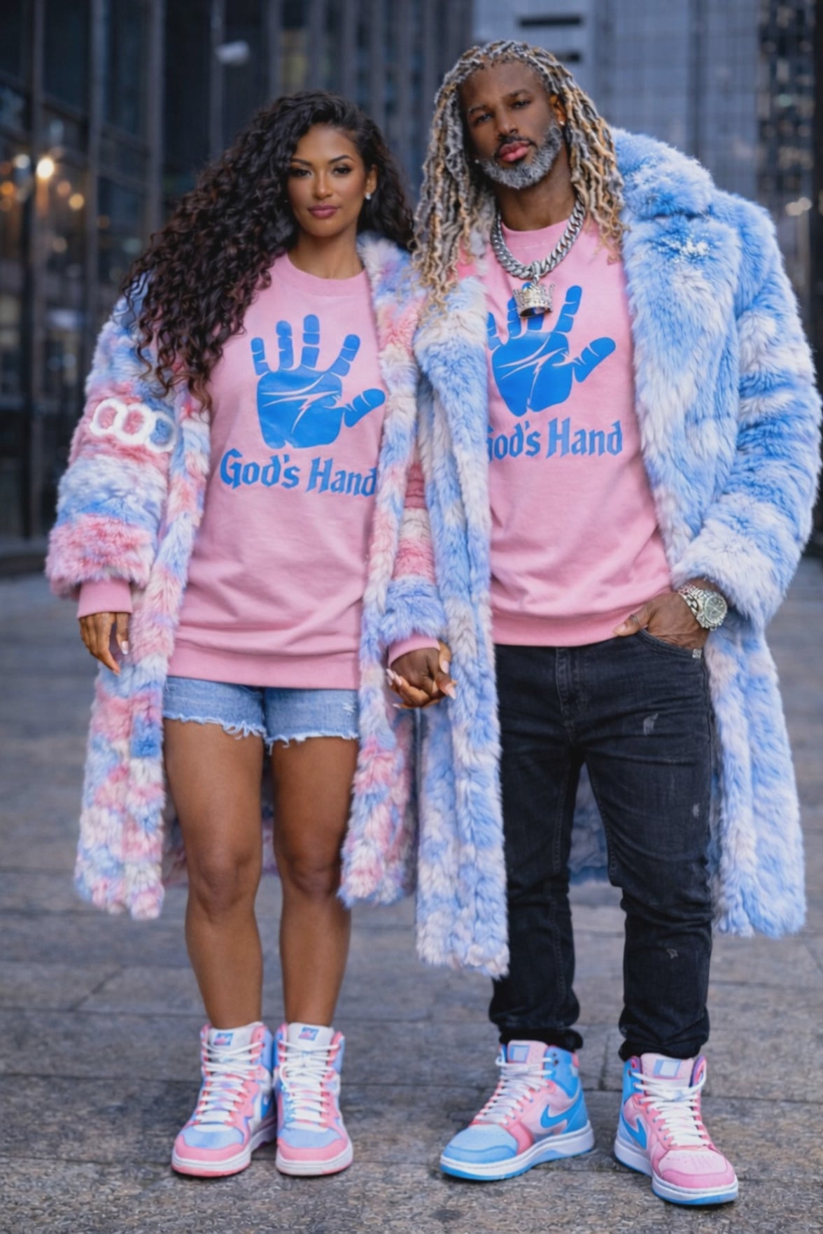 God's hand graphic (Sweatshirt)