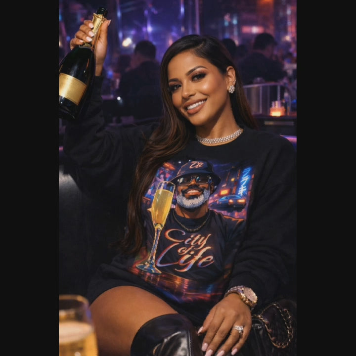 City of Life (graphic crew neck sweater)