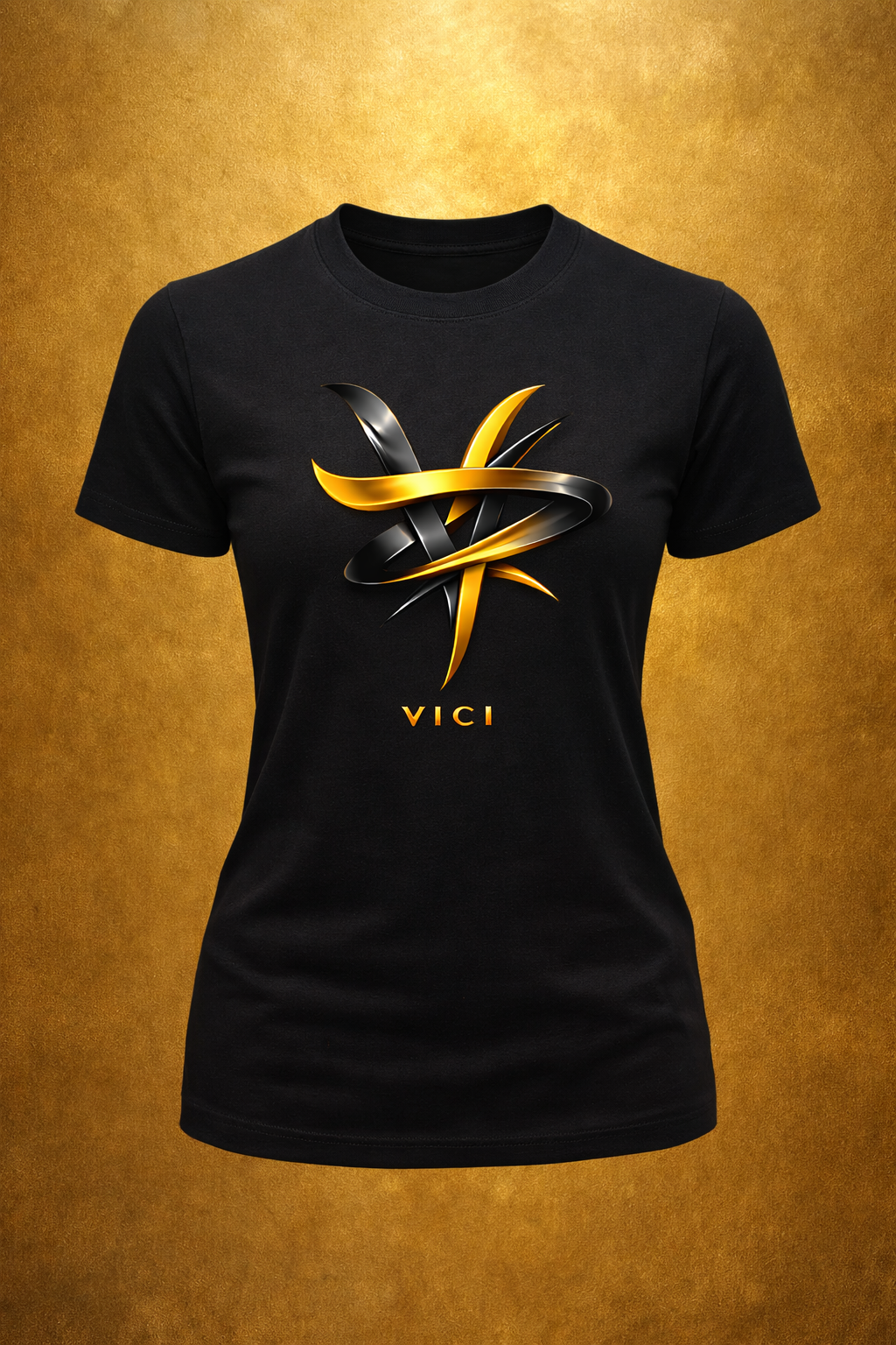 Vici brand "I Conquered" graphic t-shirt in soft fabric, featuring a bold design from House of Fresh-2.