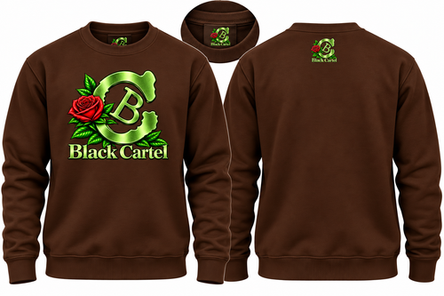 Black Cartel fall collection hoodie from House of Fresh-2, featuring a stylish black design with logo embroidery.