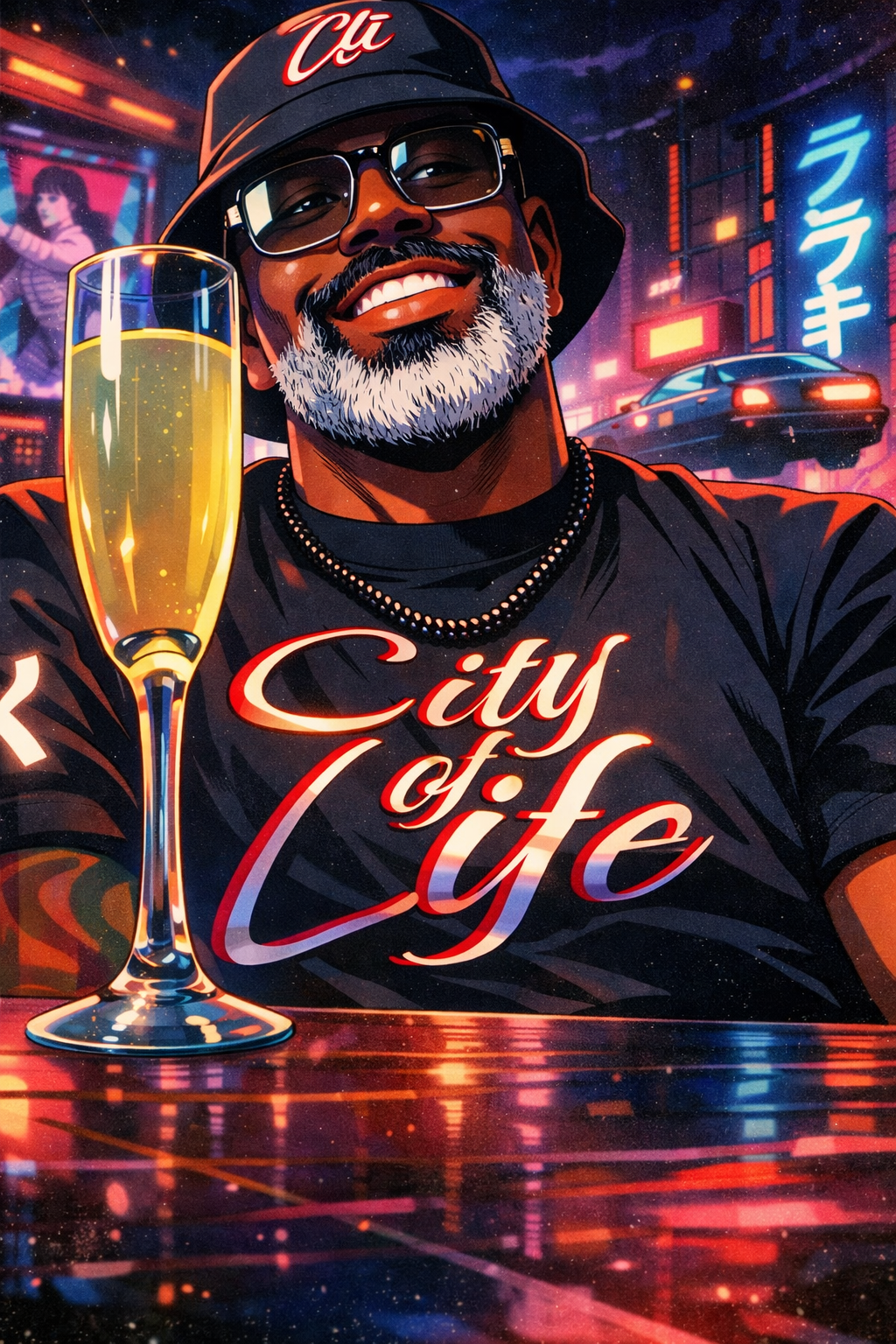 City of Life (graphic crew neck sweater) - House of Fresh-2