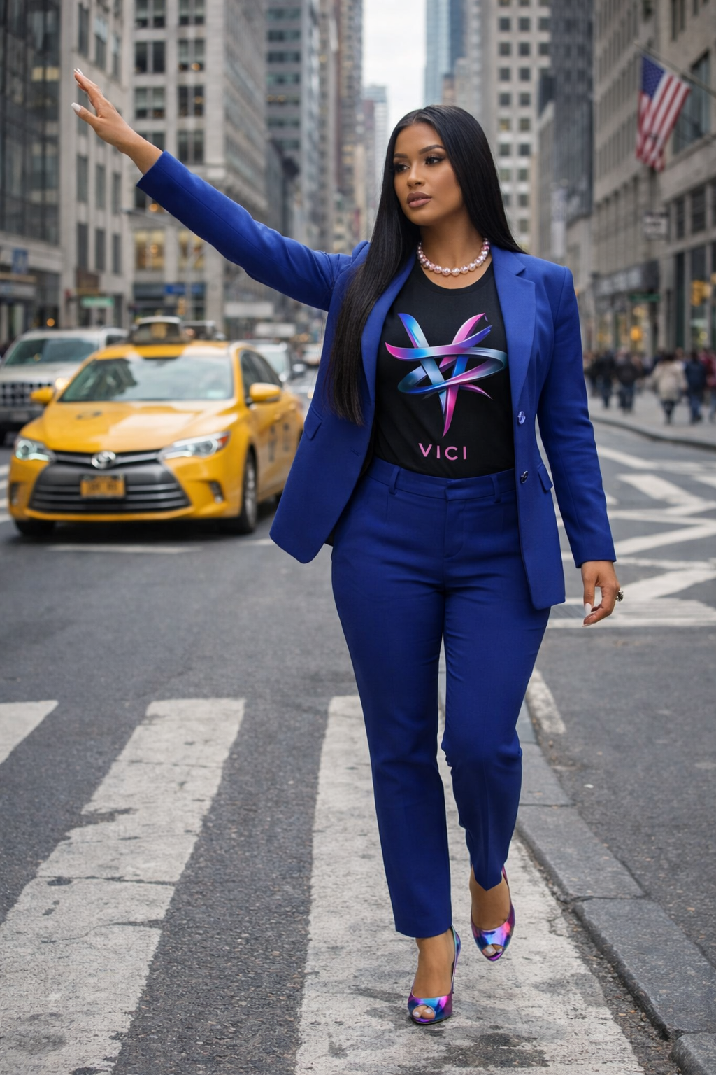 Vici brand "I Conquered" graphic t-shirt from House of Fresh-2, featuring bold text and a casual style.
