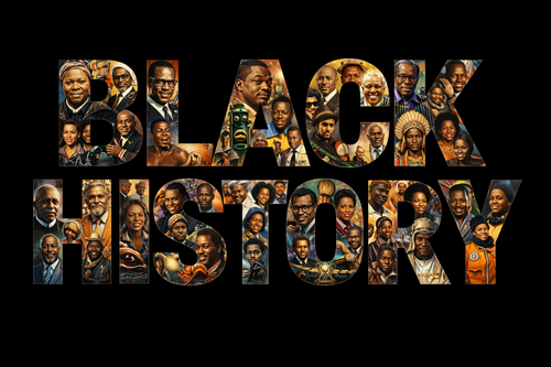 Black History graphic Sweatshirt (History in the word) - House of Fresh-2