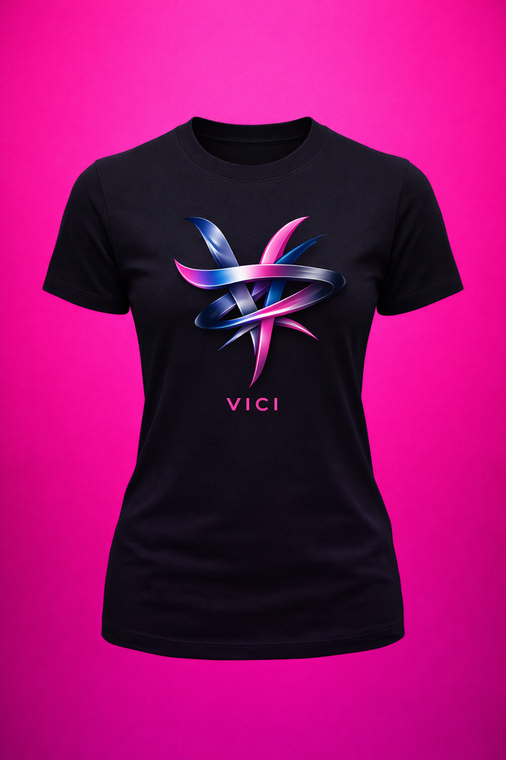 Vici brand I Conquered shirt by House of Fresh-2, featuring a stylish design with bold lettering and a relaxed fit.