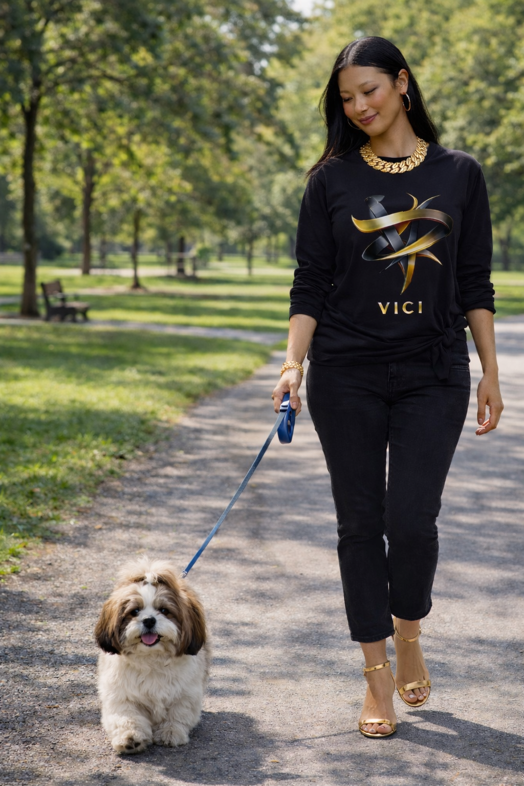 Vici brand I Conquered graphic tee from House of Fresh-2, featuring a casual fit and stylish design.